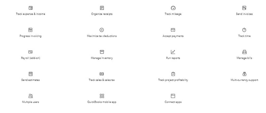 QuickBooks Features Image