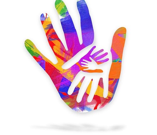 Colorful Hand Prints Image 1